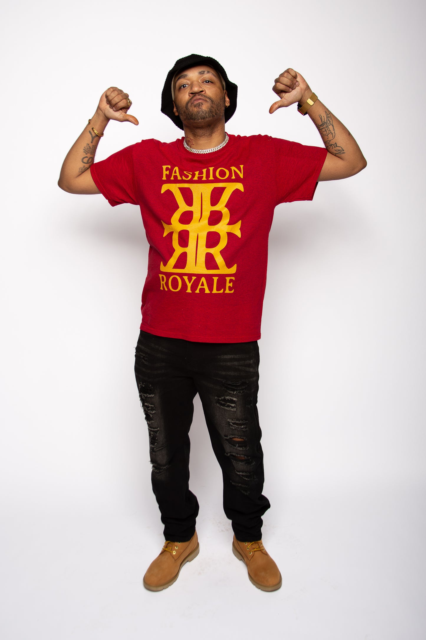 Fashion Royale Gold Drip Tees