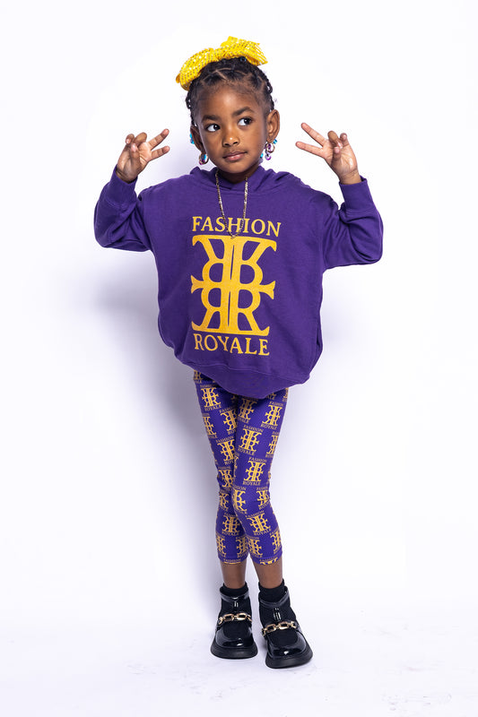 fashion Royale Gold Drip Toddler Hoodie