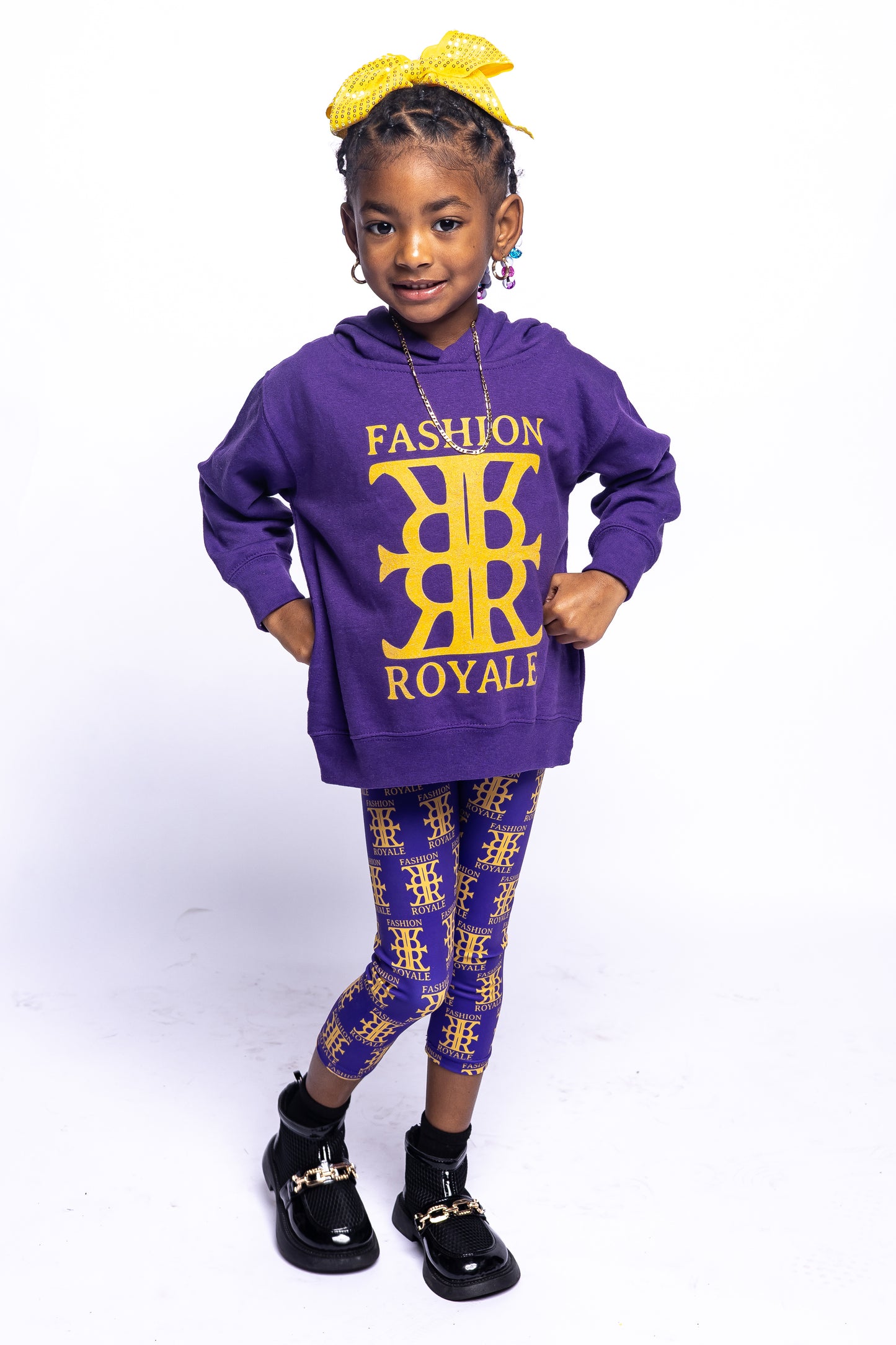 fashion Royale Gold Drip Toddler Hoodie